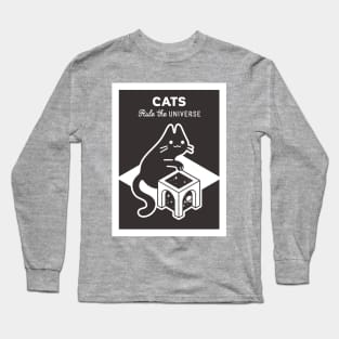 Cats Rule the Universe Long Sleeve T-Shirt